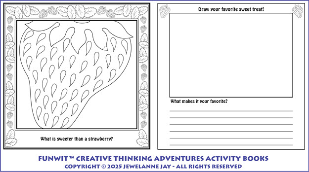 FUNWIT Creative Thinking Adventures Book 1 - Strawberry