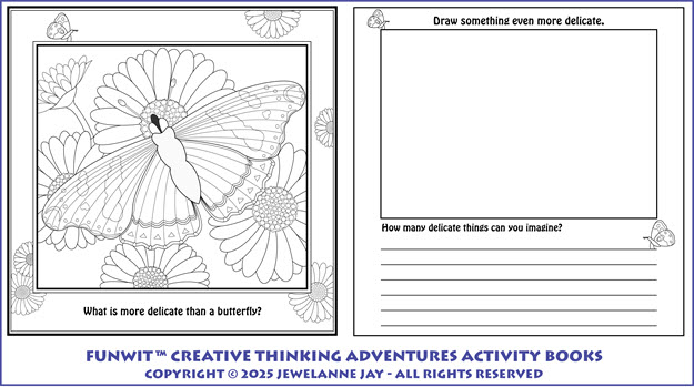 FUNWIT Creative Thinking Adventures Book 1 - Butterfly