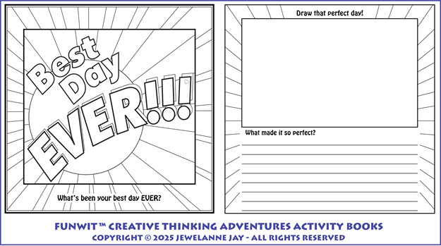 FUNWIT Creative Thinking Adventures Book 1 - Best Day