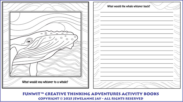 FUNWIT Creative Thinking Adventures Book 2 - Whale