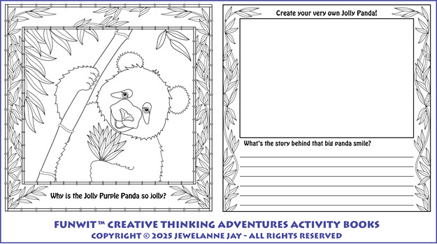 FUNWIT Creative Thinking Adventures Book 2 - Panda